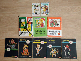 Retro Pohádkové lístečky + edice Korálky r. 1949