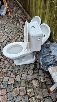 Záchod + 2x umyvadlo