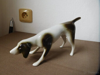 PORCELÁNOVÁ SOŠKA - PES - DUX