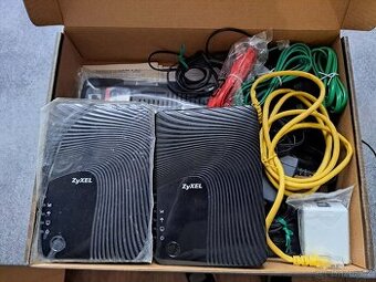 Gigabitový ethernet port/router ZyXel 2 kusy