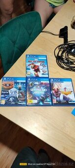 PS4 VR dva ovladače a k tomu čtyři hry - 1