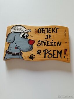 Cedulka na plot