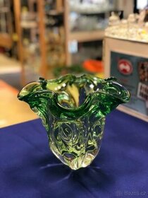 Váza Hutní sklo