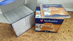 21ks potisknutelnych DVD-R Verbatim
