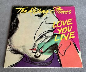 2x LP Rolling Stones - Love You Live, FR 1977, vč. rámu, TOP