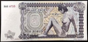 Bankovka 100 Korun, Oblast Čechy, UNC, Franck Medina 2019