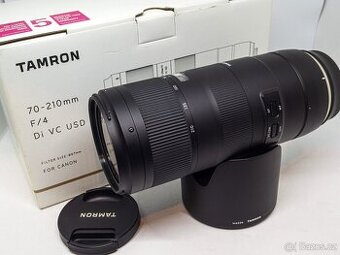 Tamron SP 70-210 mm f/4 Di VC USD pro Canon +patka