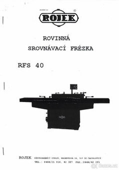 RFS 40 Rojek-MANUÁL