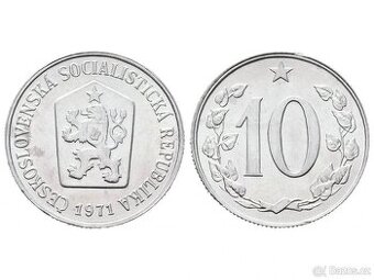 10 haléř zběratelská mince