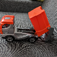 Lena Auto Truckies popeláři 25 cm s panáčkem - 1