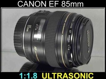 Canon EF 85mm f/1.8 USM F.F. Pevný Portrétový