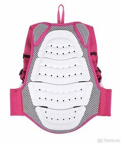 Chránič páteře páteřák Etape Junior Fit bílá/růžová