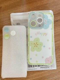 Kryt iPhone 14 PRO s květinovým vzorem
