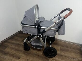 KOMBINOVANÝ KOČÁREK KINDERKRAFT VEO 3V1 ŠEDÝ
