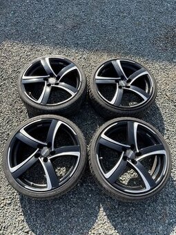 Alu kola r18 5x100 letní pneu