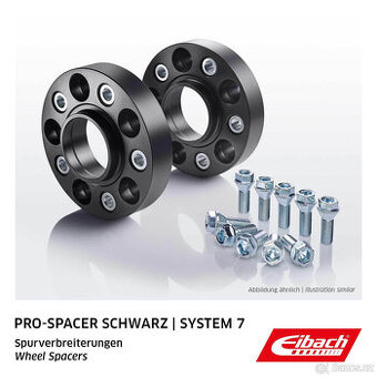 Eibach Pro distanční podložky - Spacer Black S90-7-25-032-B