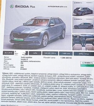 Škoda superb 4x4 TDI 140kw r.v.2019