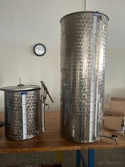 Nerezové sudy s prašným víkem