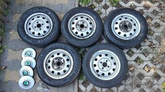 Kola 13" Škoda Felicia 5 ks, šrouby, 4ks originál poklice
