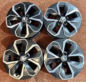 5x100 R16 Škoda Scala Rapid Fabia originál alu
