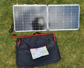 Solární panely vč. regulátoru - kufr o výkonu 100W