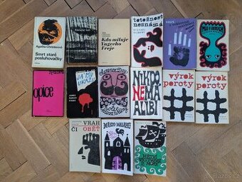 Edice Odeon – 15 brožovaných detektivek, menší formát