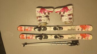 Dětské lyže, boty, hůlky