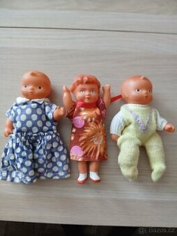 3x stará retro panenka Gumotex