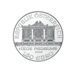 Wiener Philharmoniker ročník 2026 -1oz mince Ag