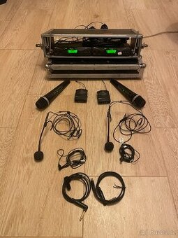 2 x sada bezdrátových mikrofonů AKG