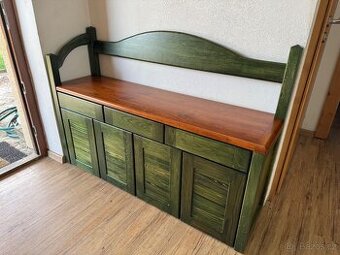 Dřevěný botnik/ komoda / skřínka - 1