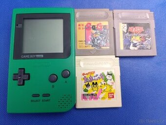 Nintendo Gameboy Pocket Green + Hry