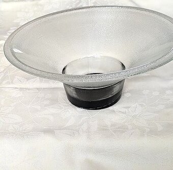 Hutní sklo - autorská mísa Jiří Šuhájek