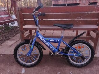 BMX - detske kolo vel. 16 - pekny stav, plne funkcni