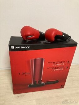 Dětský boxovací pytel + rukvice v barvě - Decathlon