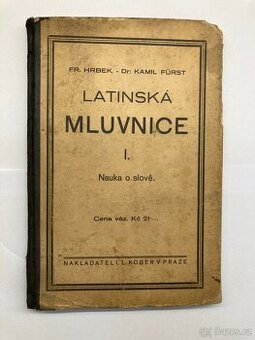 1908 až 1937 - Sada 18 původních učebnic pro střední školy