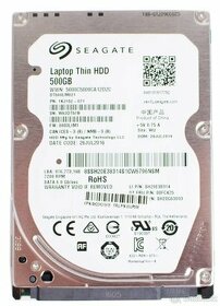 4ks - 2,5" Seagate Laptop Thin 500GB