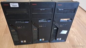 3x PC IBM + 1x case