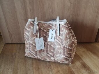 Kabelka GUESS VIKKY TOTE - hnědá