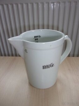 STARÁ PORCELÁNOVÁ ODMĚRKA - 1000 Gr.