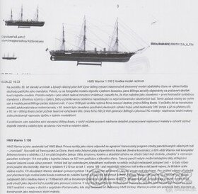 Prodám stavebnici modelu"HMS Warrior 1: 100
