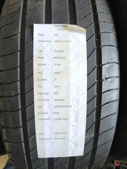 Letní pneu Michelin Primacy 4 205/55 17 91V DOT 0920