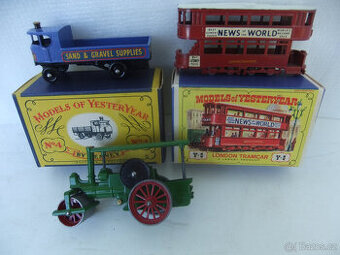 YESTERYEAR,Y4 Sentinel,Y5 London Tramcar a Y11 Aveling
