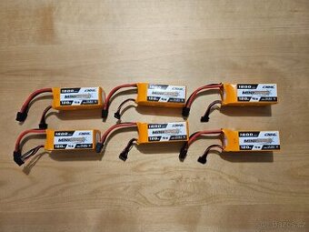 Prodám šest (6x) 4S baterii CNHL Ministar 1800 mAh (120C)