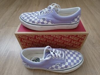 Tenisky Vans Era, dámské, bílá+fialová, na zavazování, vel.