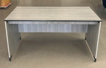 ŚEDÝ DŘEVĚNÝ PSACÍ STŮL