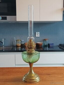 ART DECO STAROŽITNÁ PETROLEJKA BOINSOT PARIS KOLEM 1920