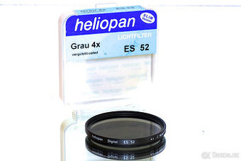 Heliopan 52mm ND šedý filtr 4x TOP STAV