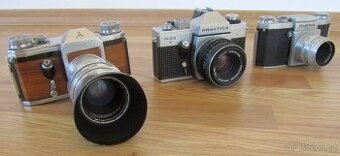 Pentacon F a Praktica FX fotoaparáty - prodej sbírky.