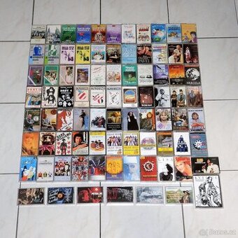 Prodám množství různých originálních audiokazet / TOP STAV /
